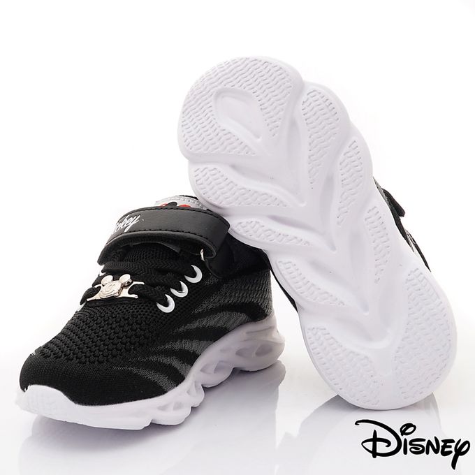 DISNEY童鞋 米奇飛織超輕運動鞋-123010黑(小童段)-運動鞋-黑