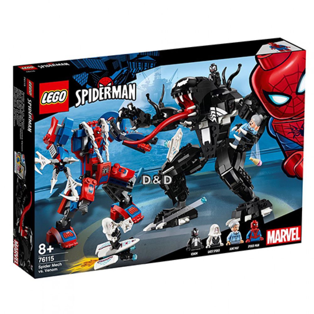 樂高 SUPER HEROES 超級英雄系列 - Spider Mech vs. Venom 76115-604pcs