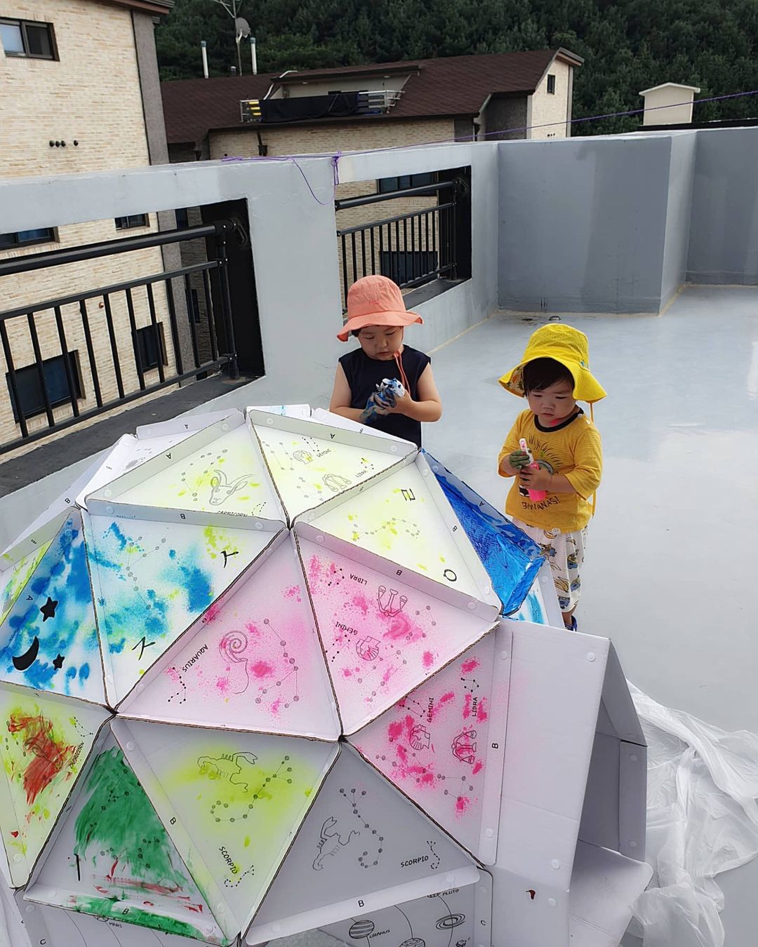 兒童節禮物首選【韓國ANBOX 】立體繪畫屋星空款！