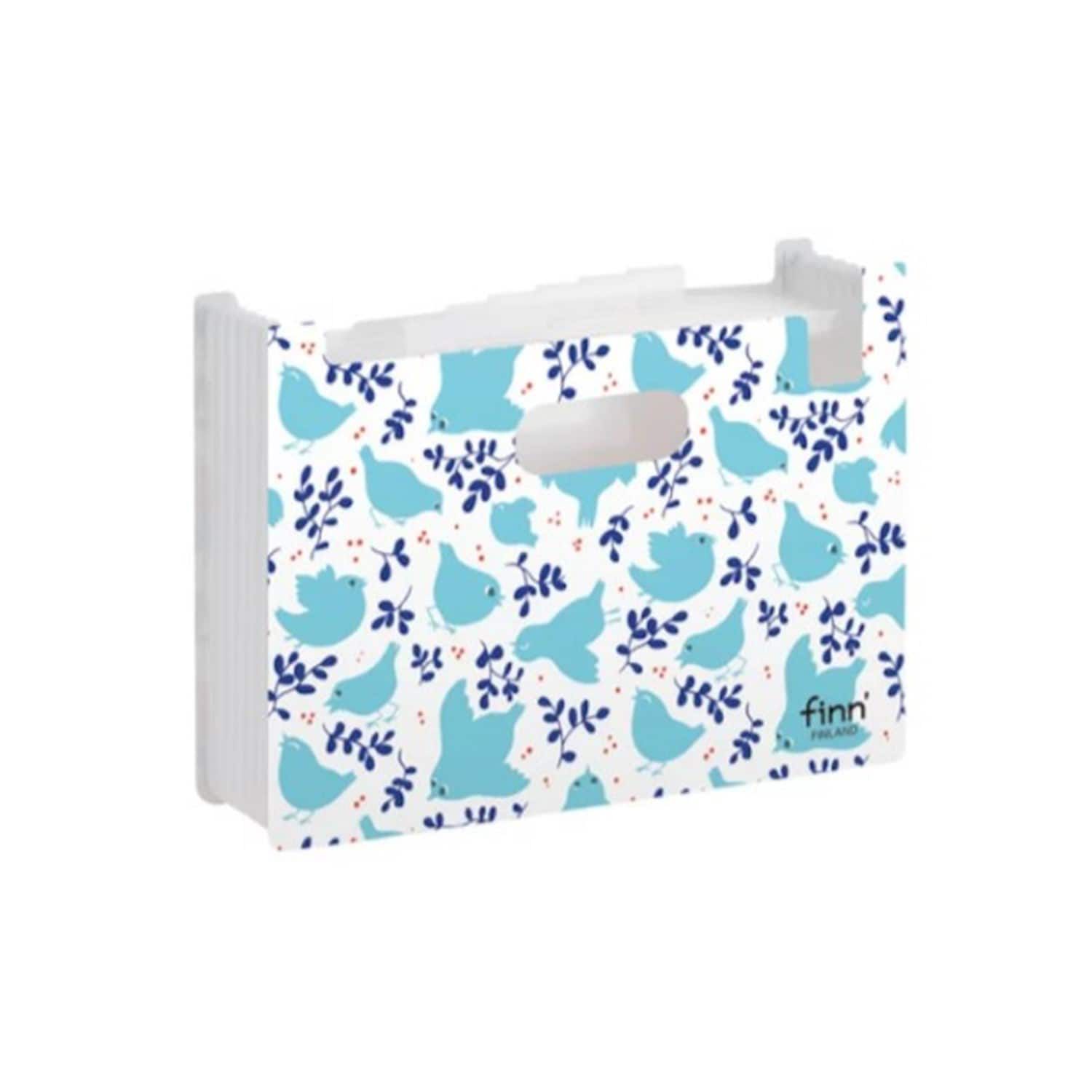 日本千趣會 - 北歐風 風琴式文件收納夾(可放A4)-療癒小狗 (33x23.5x2cm)