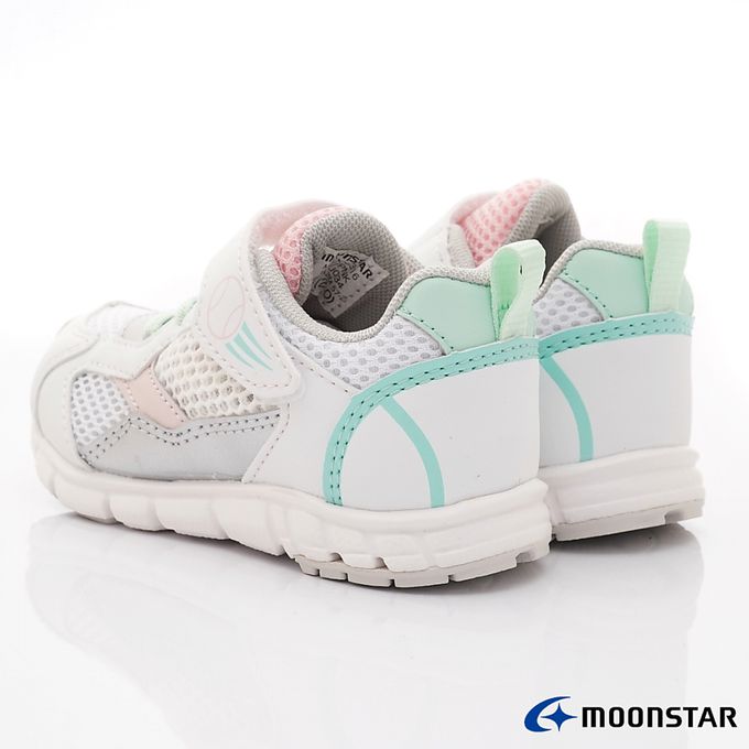 Moonstar日本月星 - 運動機能童鞋-MSCNC3164白粉(中小童)-機能運動鞋-白粉