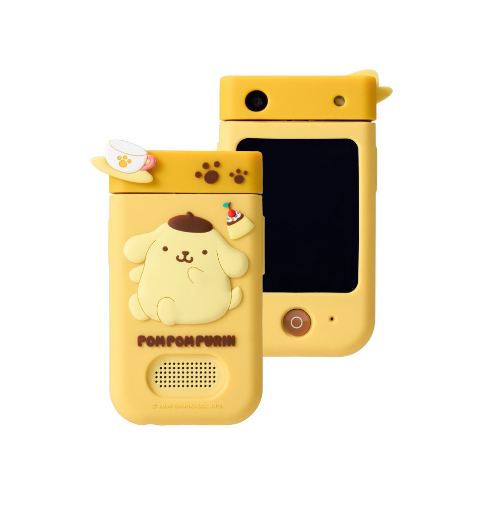 三麗鷗手機型兒童相機-布丁狗 (布丁黃)