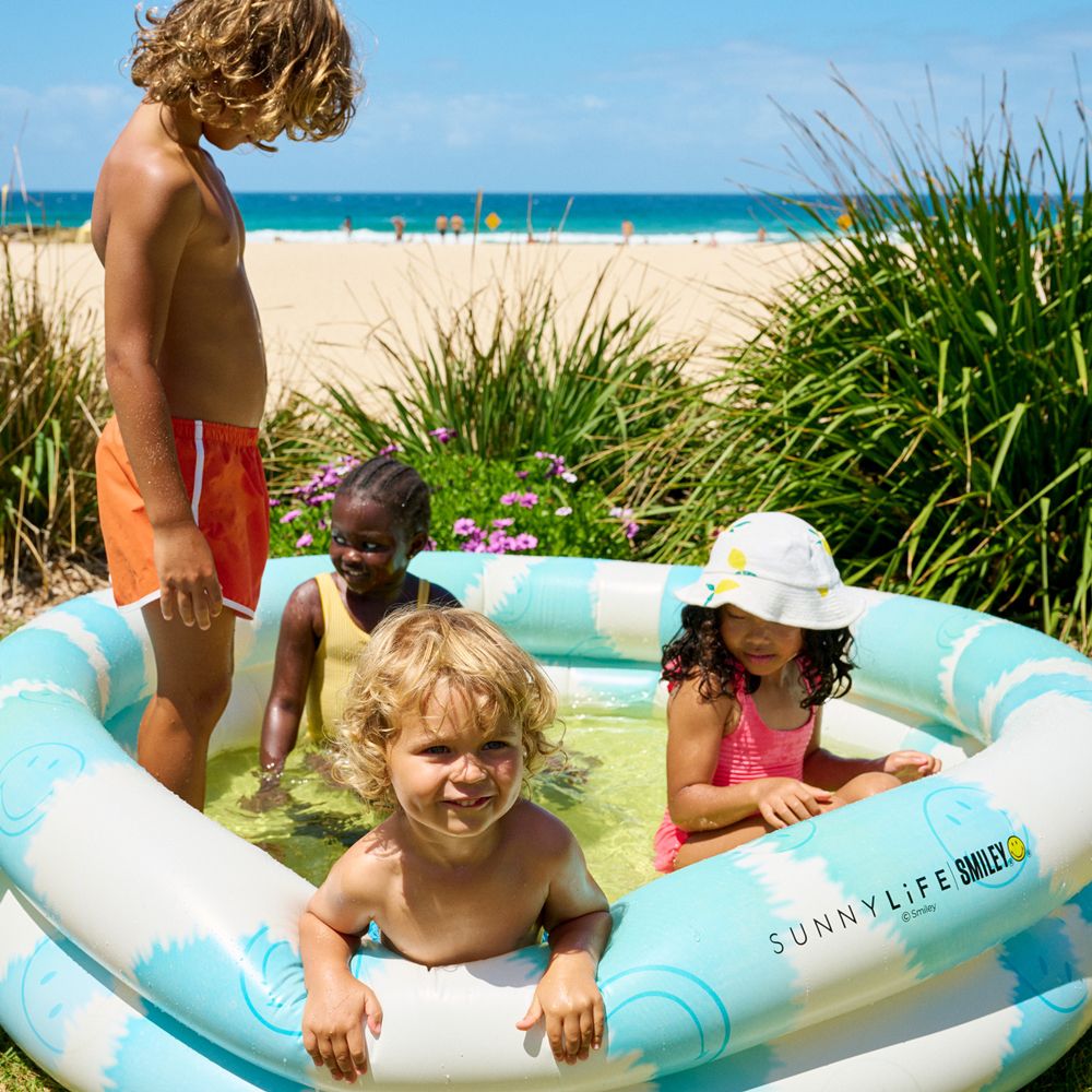 澳洲 Sunnylife - 充氣戲水池-smiley®微笑 (165 x 165 x 39公分)