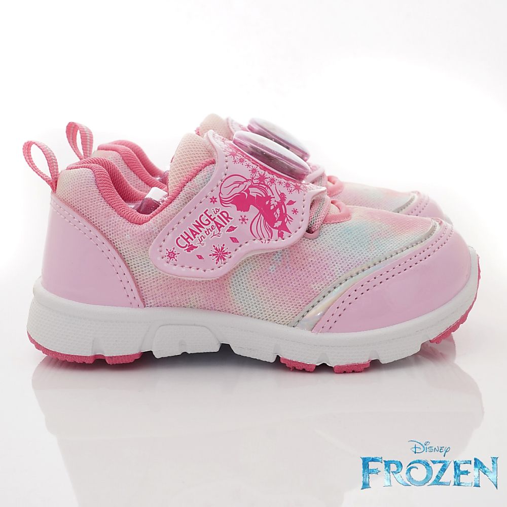 台灣製冰雪奇緣電燈運動款(中小童段)-運動鞋-亮粉
