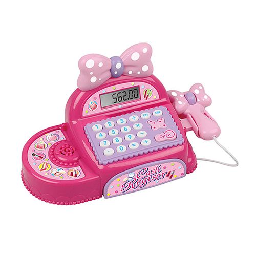 【家家酒玩具】音效粉紅蝴蝶結收銀機 35562