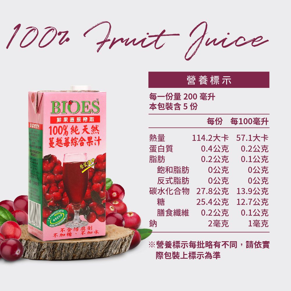 【100%純天然-媽咪愛喝組】蔓越莓綜合果汁+紅葡萄果汁-1000ml/瓶