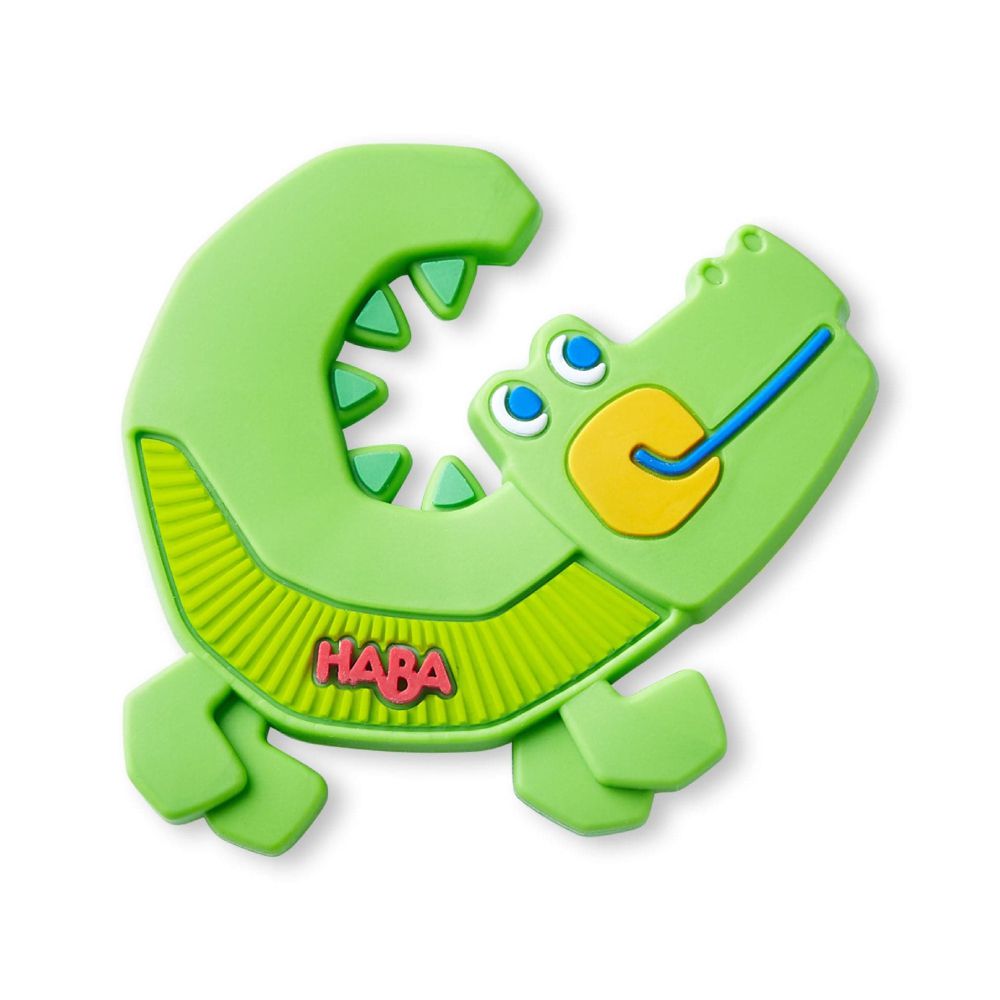 德國HABA - 寶寶抓握固齒玩具-淘氣鱷魚