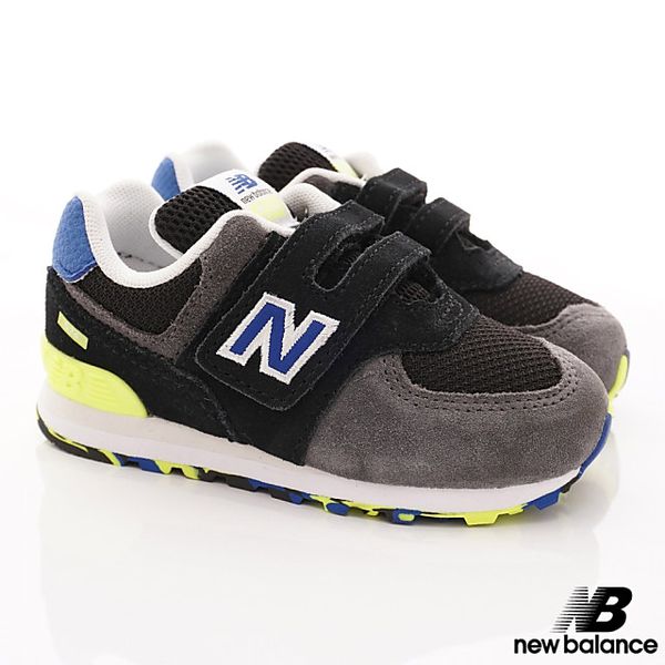 New Balance - New Balance慢跑鞋-574機能慢跑款(小童段)-黑
