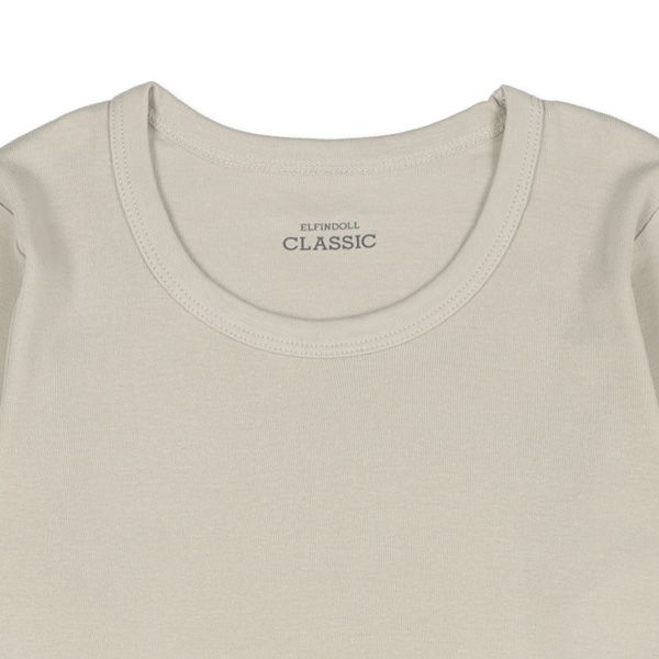 日本西松屋 - 100%柔棉 透氣長袖內搭4件組-素色-卡其黑