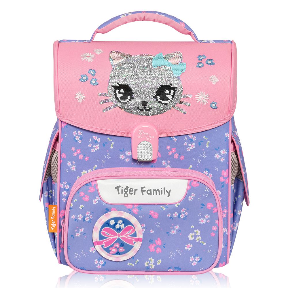 小學者超輕量護脊書包-花園小貓(亮片款Pro 2S)-(贈品：文具2件(文具組+作業袋)-雲寶&碧琪)-花色送完以其他樣式替代 不另行通知