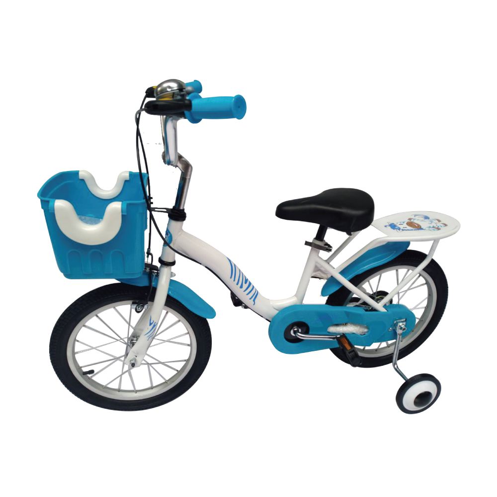可麗兒 - 12吋斑馬兒童腳踏車-藍色