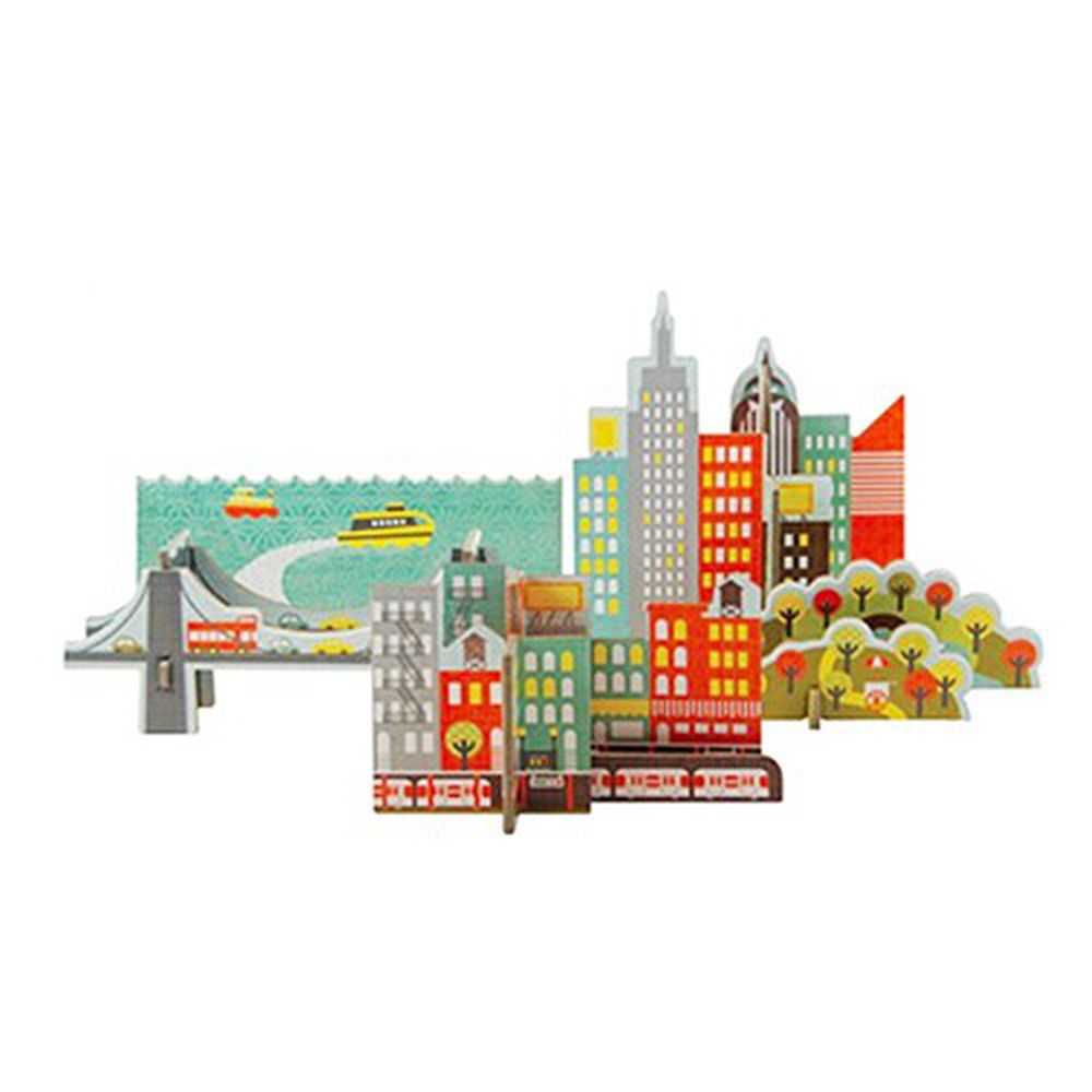 美國 Petit Collage - 立體組裝拼圖-城市之旅 - 紐約