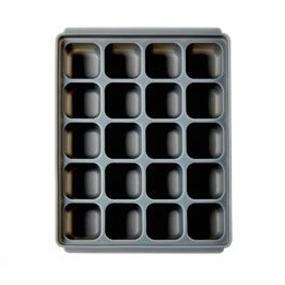 TGM - 白金矽膠副食品冷凍儲存分裝盒 (S - 灰色)