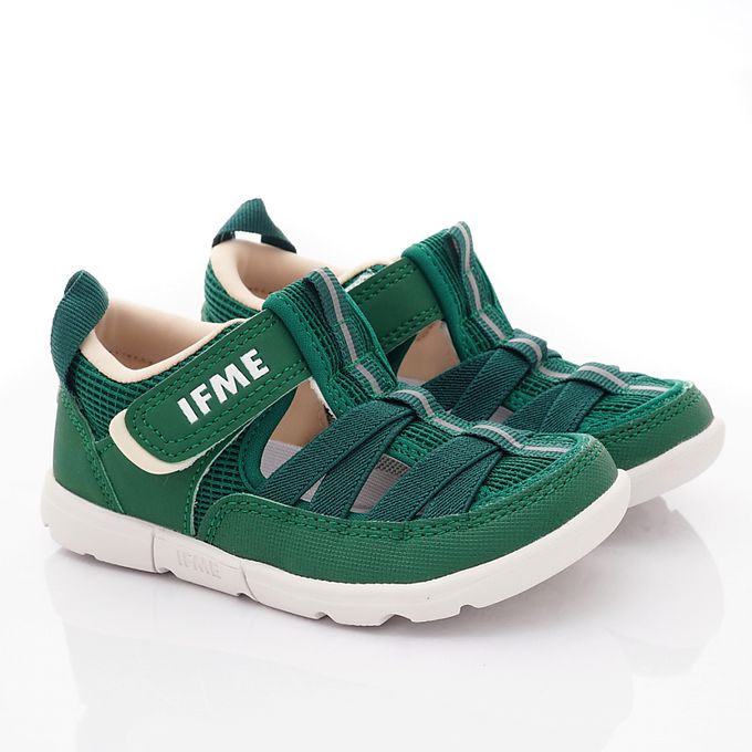 日本IFME - 水涼機能童鞋-IF30-341512綠(中小童段)-水涼鞋-綠