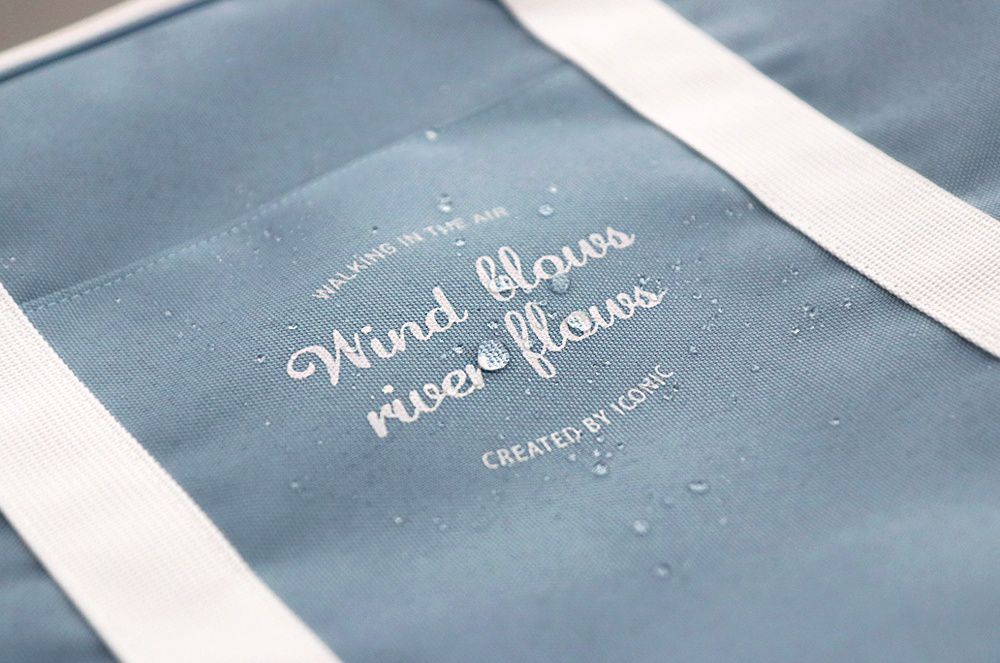 韓國 ICONIC - 防潑水多隔層旅行收納袋-迷霧藍 (40X30X16cm)