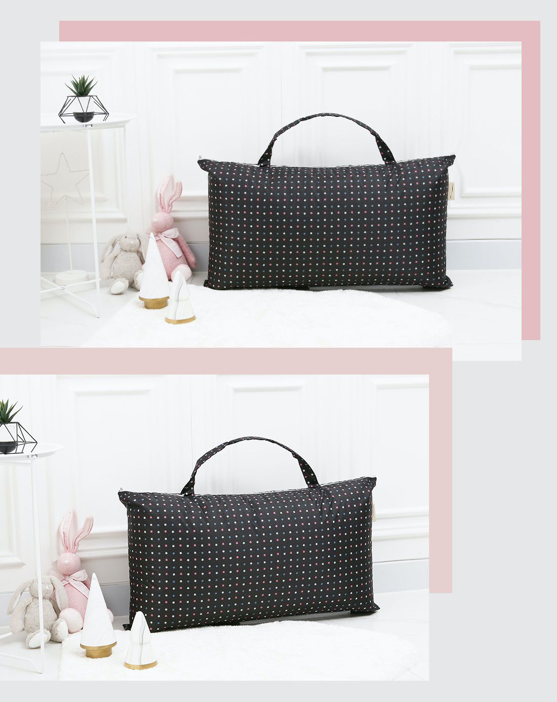 韓國 Coney Island - (加購價)加大版防水睡袋收納袋-閃亮星星 (81.5*42.5*11cm)