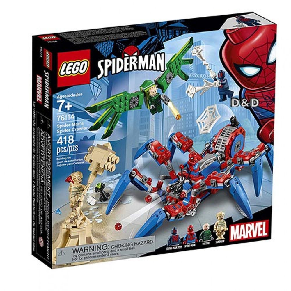 樂高 SUPER HEROES 超級英雄系列 - Spider-Man's Spider Crawler 76114-418pcs