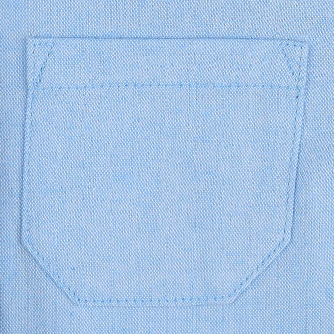 akachan honpo - 長袖襯衫-附針織領帶-淺藍色