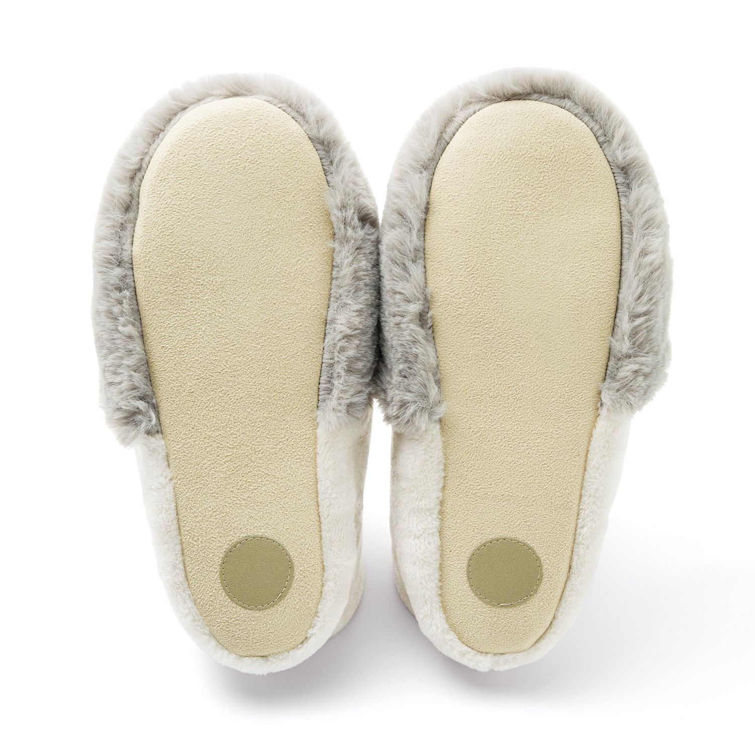 日本千趣會 - 超長柔毛靴型室內拖-咖啡 (23-24.5cm)