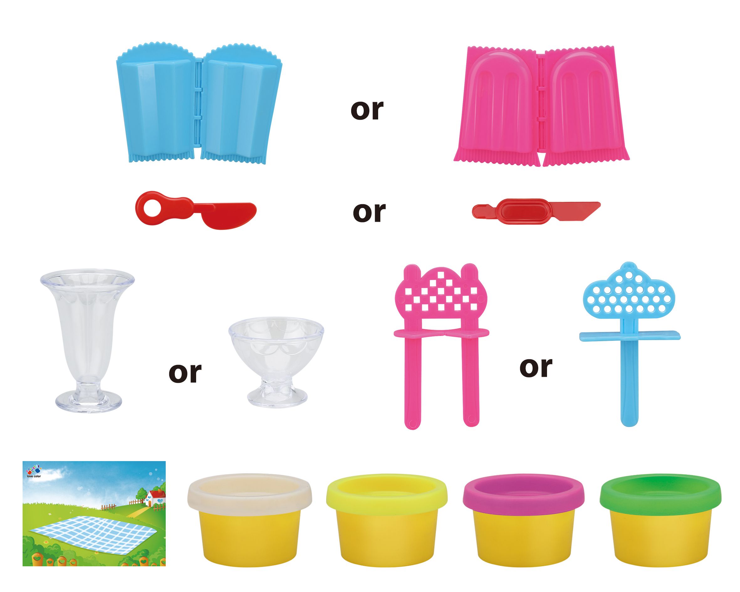 樂彩森林 - 小麥黏土-甜蜜冰棒 (14x19x5)