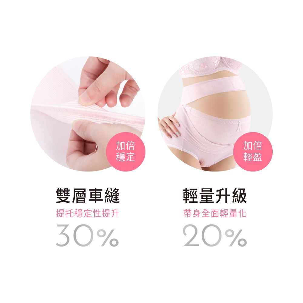 六甲村 Mammy Village - 薄蟬翼超輕量彈力托腹帶【升級版】-深藍