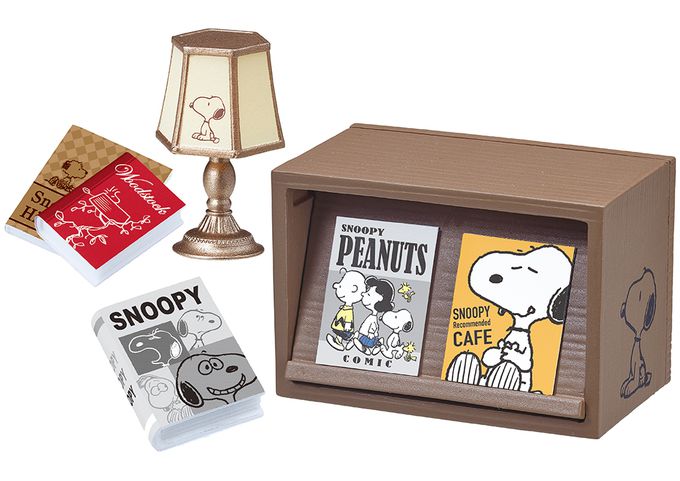 RE-MENT - SNOOPY系列 書店咖啡 Snoopy's BOOK CAFÉ 整組8種