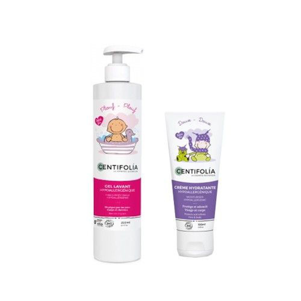 法國貝貝 - 嬰兒系列-基礎保養組-沐浴乳250ml+潤膚乳100ml