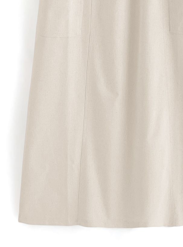 日本 GRL - 休閒風抽繩吊帶裙-深藍 (F)