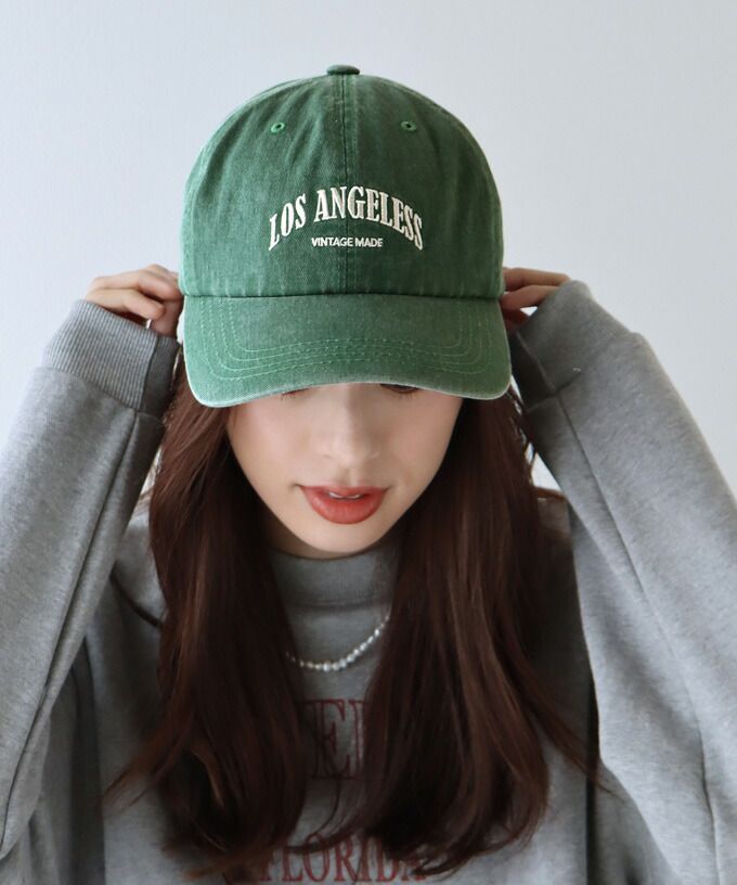 日本 BLUE EAST - 率性休閒刺繡老帽/棒球帽-杏灰