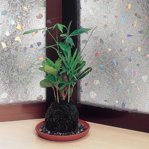 日本千趣會 - 日本製 99%抗UV光影窗貼(靜電式)-歐洛拉碎片