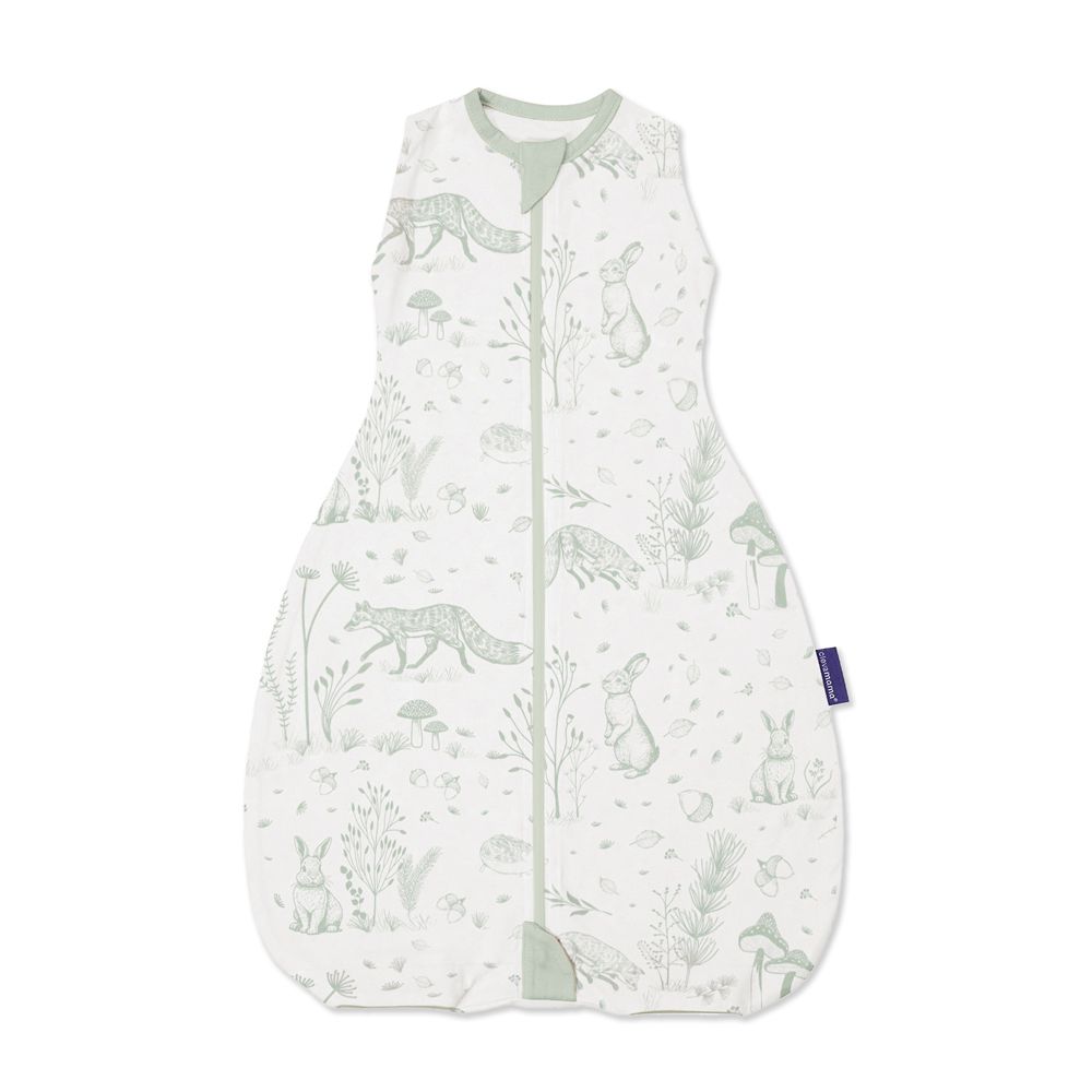 【ClevaMama】ClevaSleep 純棉三合一懶人包巾-基本款(睡袋 防踢被 純棉包巾 新生兒包巾 多功能包巾)-叢林朋友