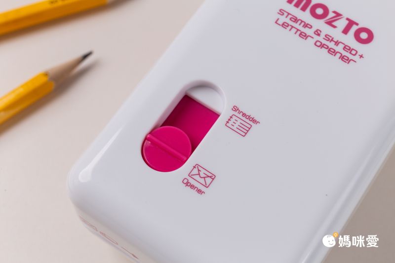 日本文具 inozto - 3合1 多功能隱私手持碎紙機-暖橘 (6.5x12.6x5cm)