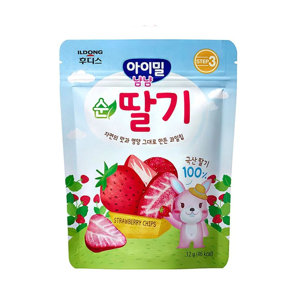 韓國Ildong Foodis日東 - 水果脆片-草莓