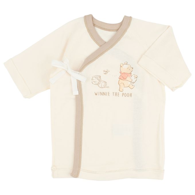 akachan honpo - 嬰兒用品5件組-小熊維尼-淺卡其色