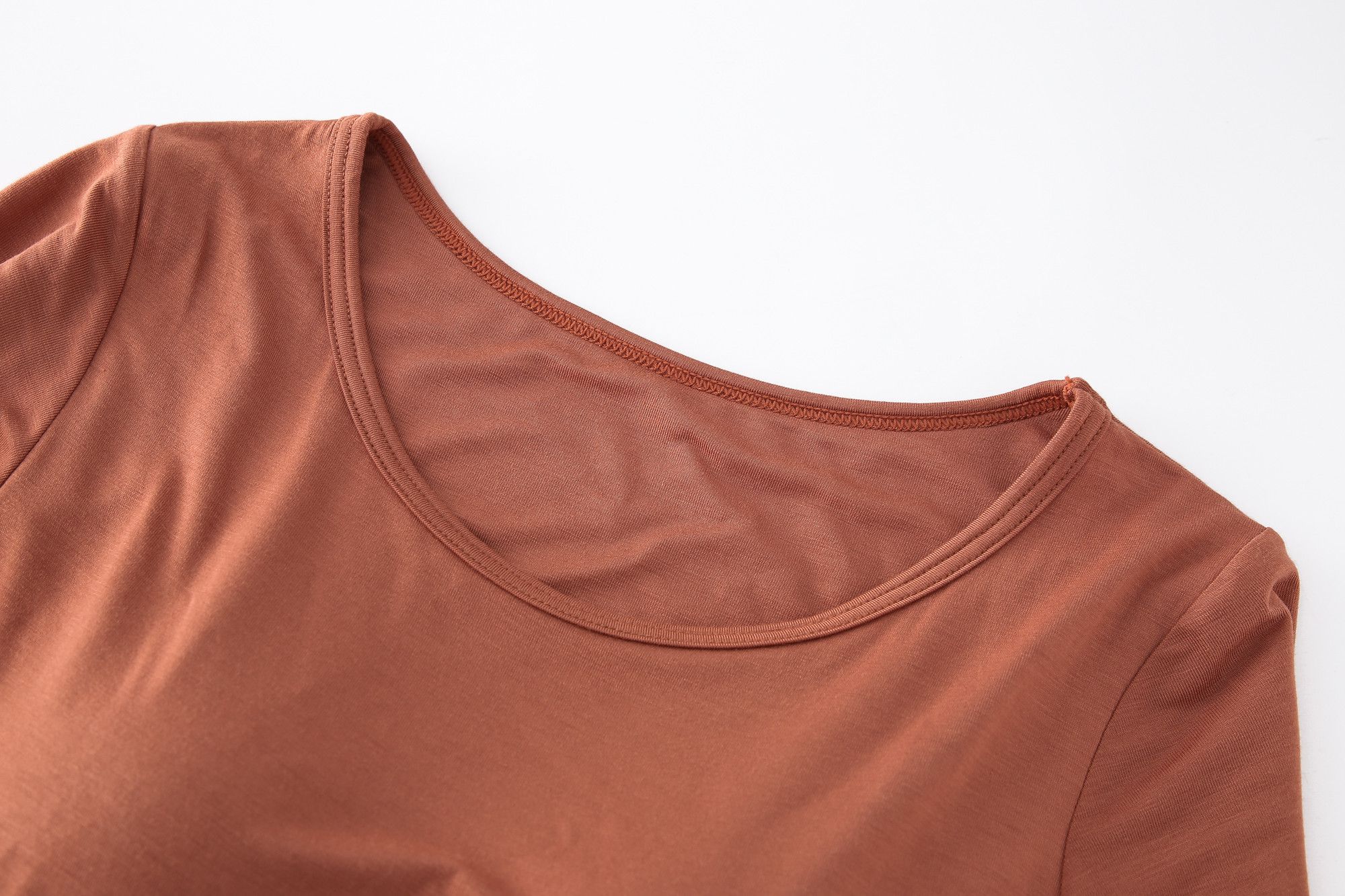 莫代爾柔軟涼感長袖Bra T-白色