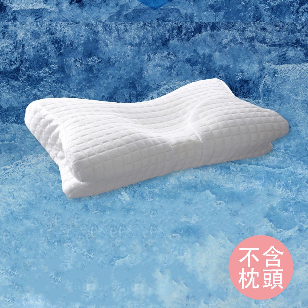 日本 SU-ZI - AS 系列枕專用替換接觸冷感枕套-白