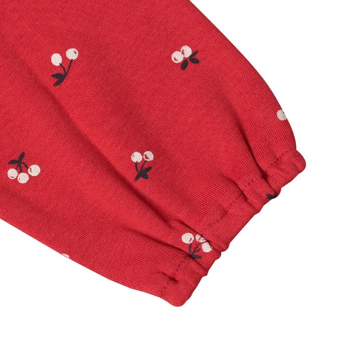 akachan honpo - 洋裝-滿版印花-紅色