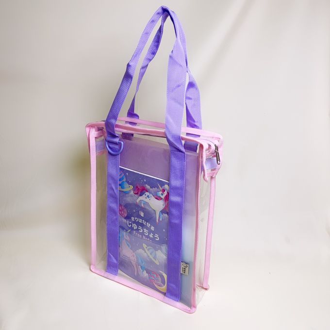 妞妞絲 - 手提功課袋-黃X綠 (F)