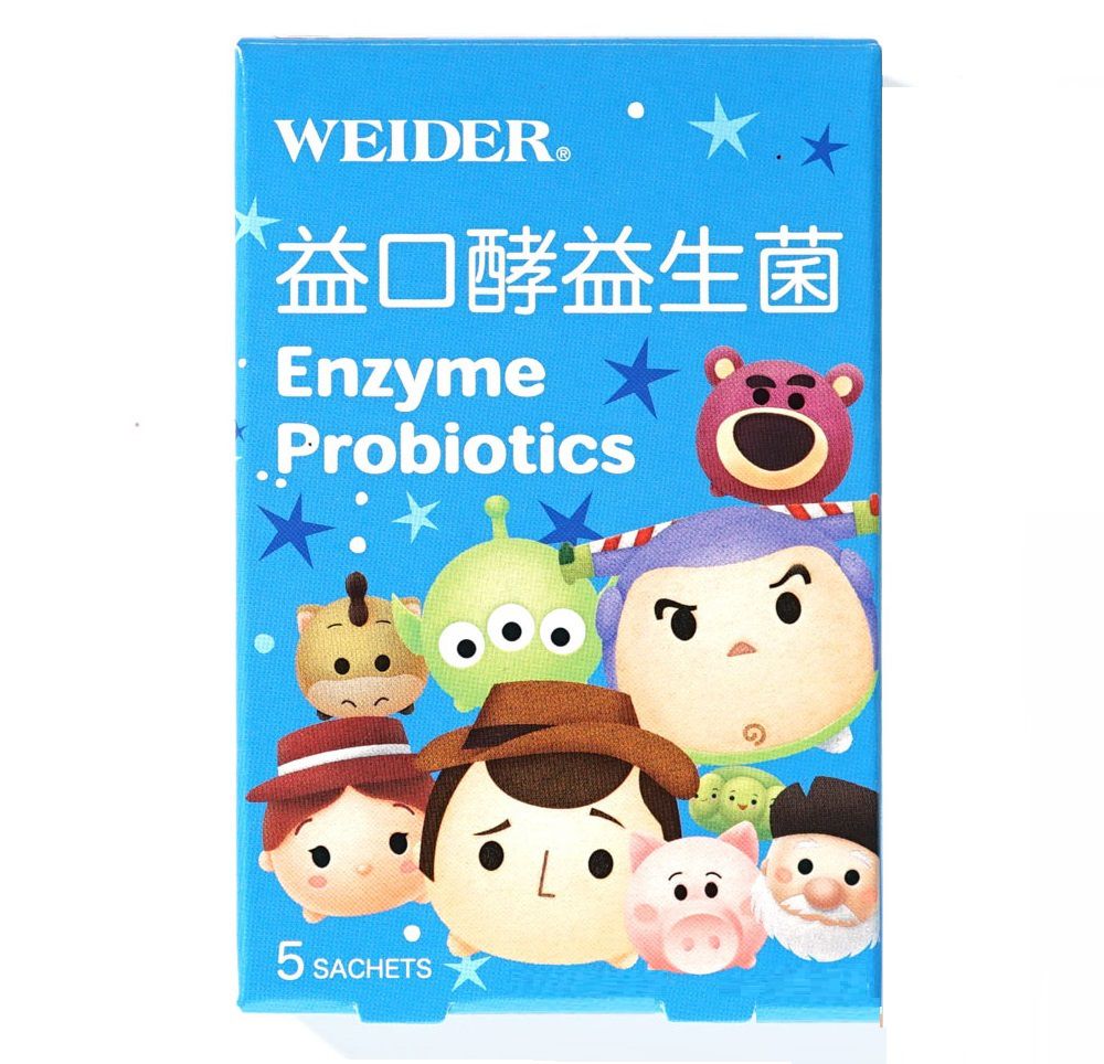 WEIDER 美國威德 - 益口酵益生菌(冰雪奇緣款)-60包/盒*1+敏飛兒益生菌/瓶*1+益口酵5入