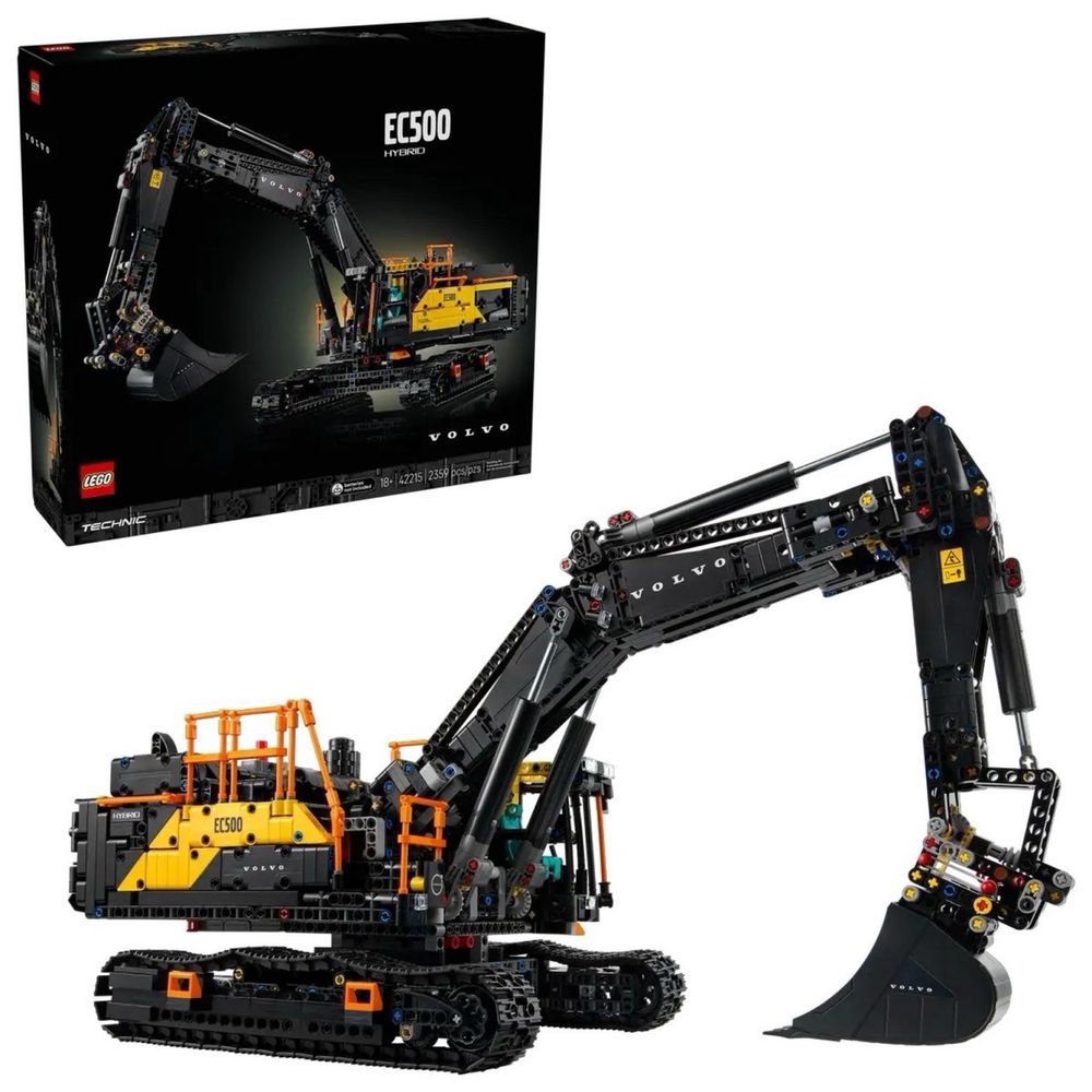 LEGO 42215 Volvo EC500 Hybrid 挖掘機 Volvo EC500 Hybrid Excavator
