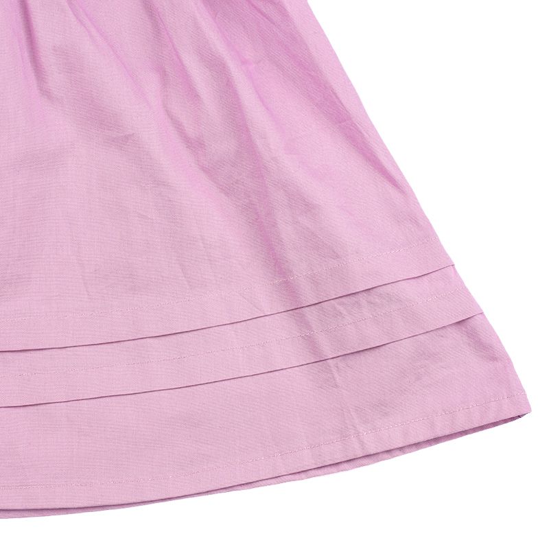 akachan honpo - 短袖上衣+洋裝-有肩釦-粉紅色