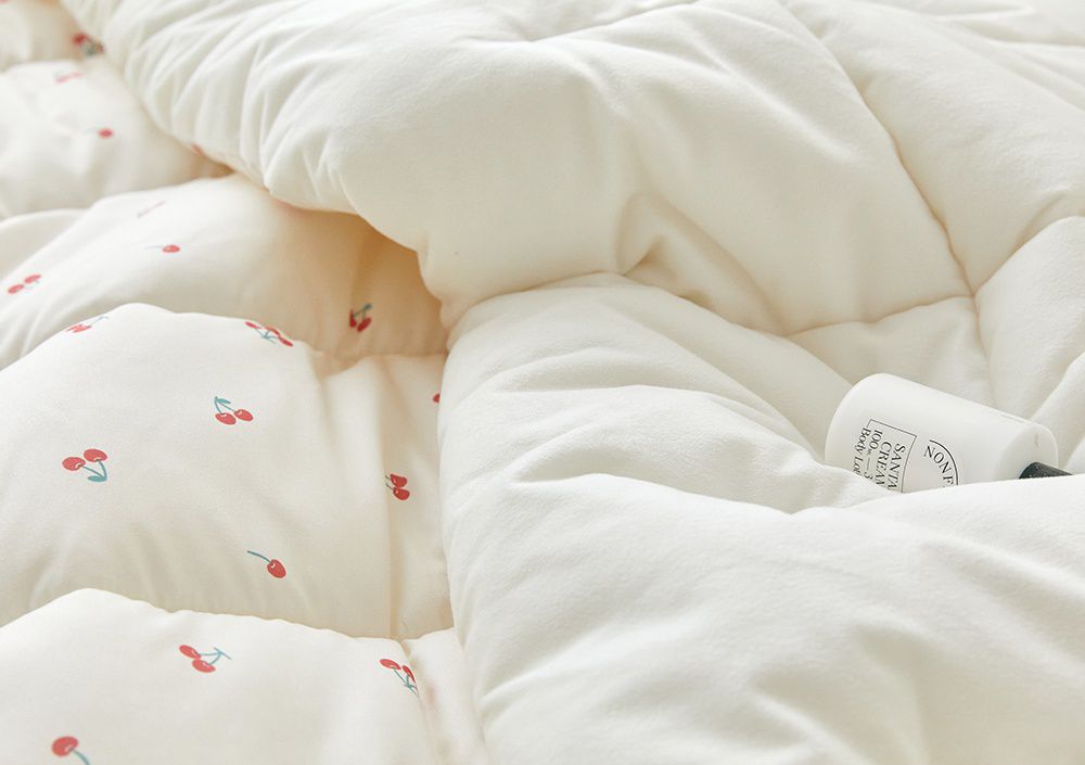 韓國 Maatila - 可水洗超細纖維棉花糖棉被-甜心櫻桃