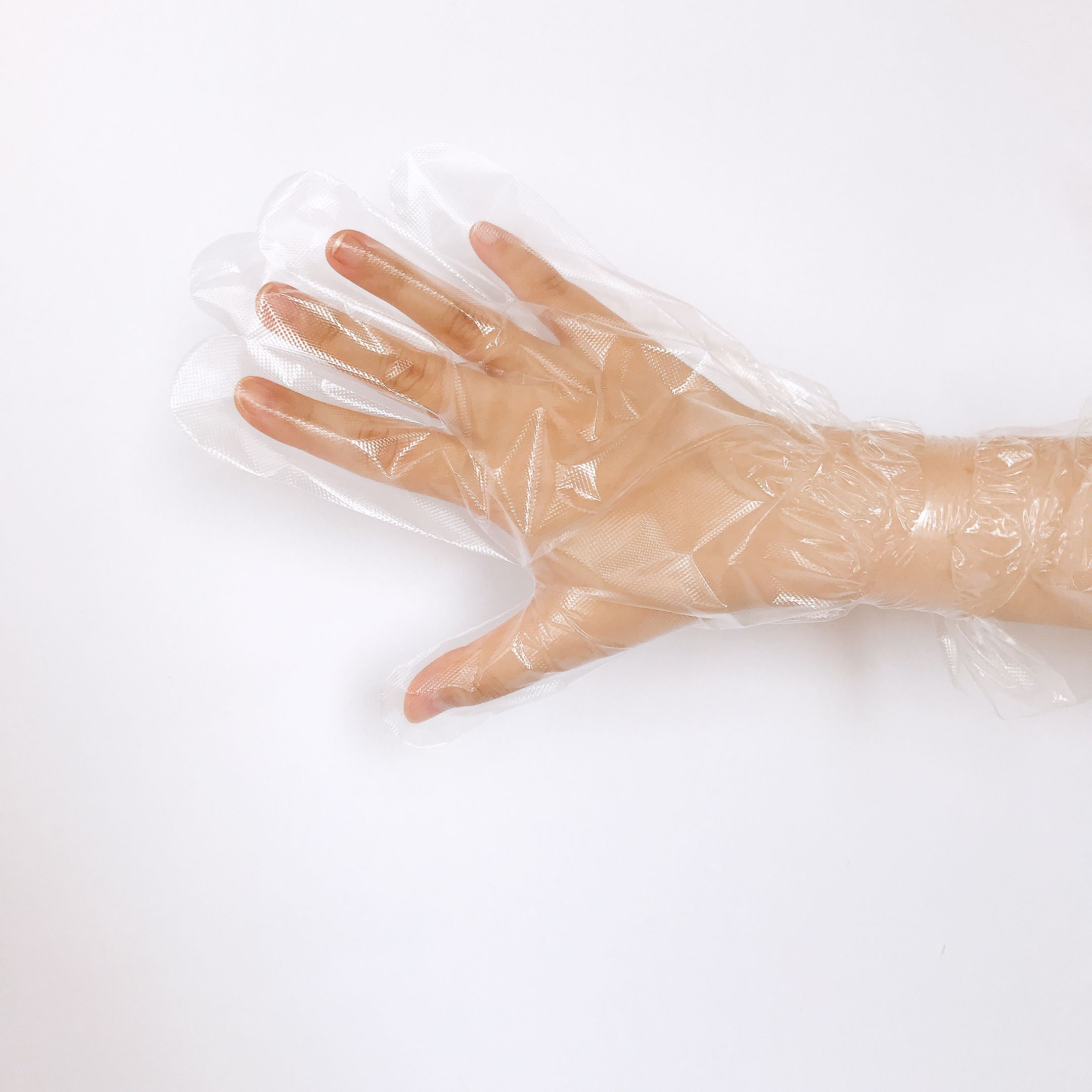 STYLISH 史戴利 - 無限手套 Antimicrobial Banded Glove 銅離子抗菌包覆型PE食品級手套- 韓國原裝進口 | 100 GLOVES-100入/盒