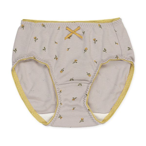 日本西松屋 - 棉混透氣女孩內褲5件組-碎花櫻桃