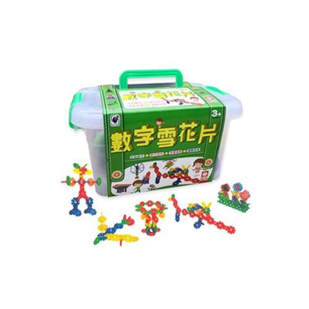 幼福文化 - 數字雪花片(收納箱)
