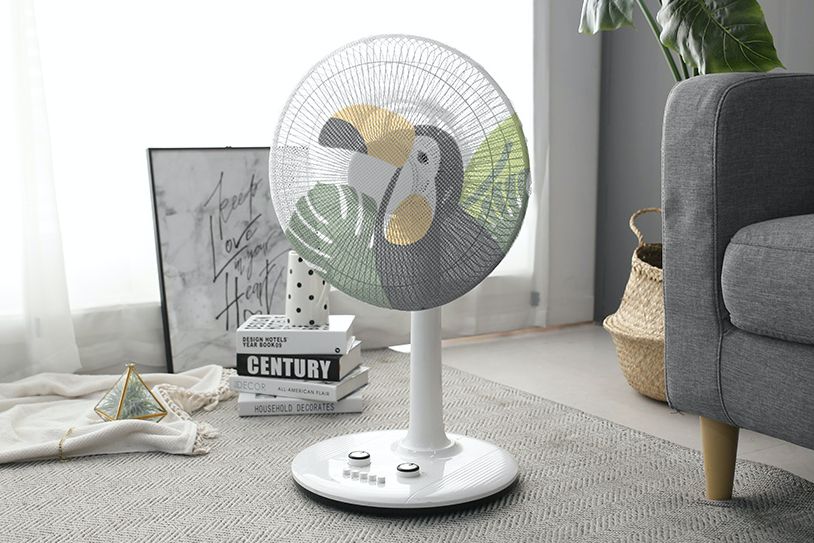 韓國 Bebe Deco - 電風扇安全網套-眨眼小熊