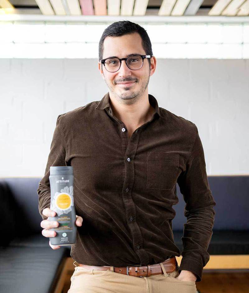 加拿大 ATTITUDE 艾特優 - Super Leaves 男士運動專用二合一洗髮沐浴露-473ml