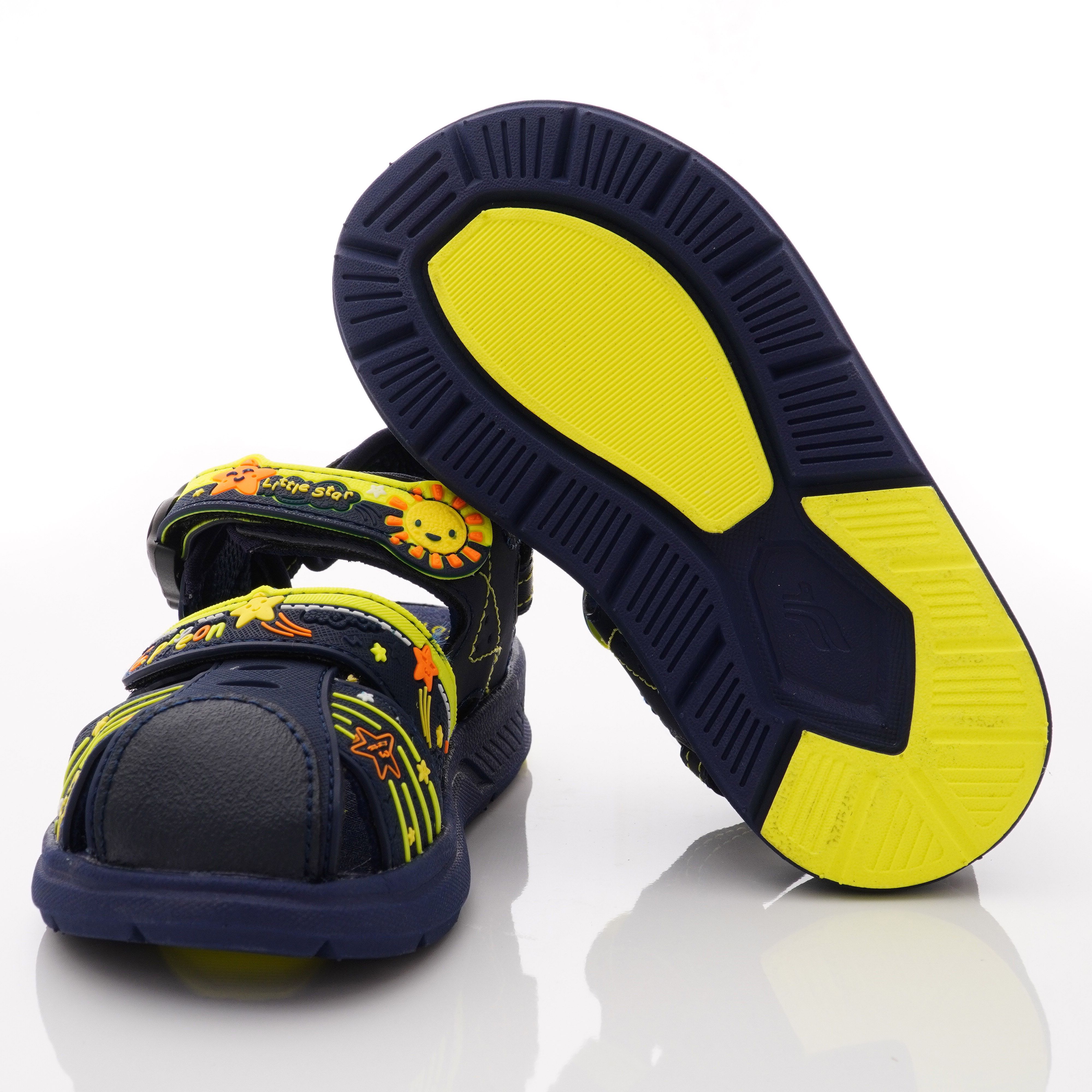 G.P - 護趾磁扣兩穿涼拖鞋款(中小童段)-藍綠