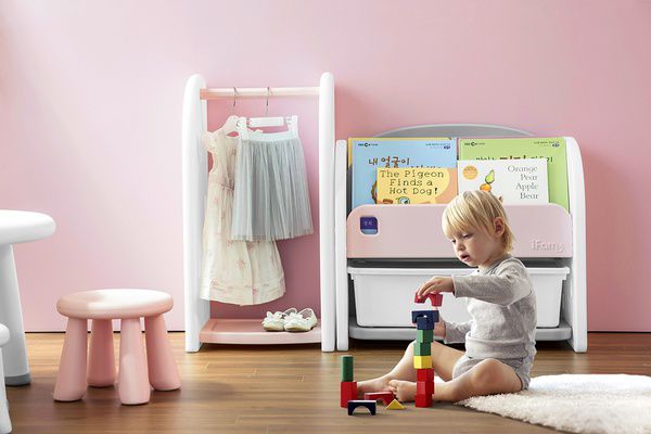 【韓國 ifam】夢幻兒童收納家具 書架收納組、多功能收納櫃