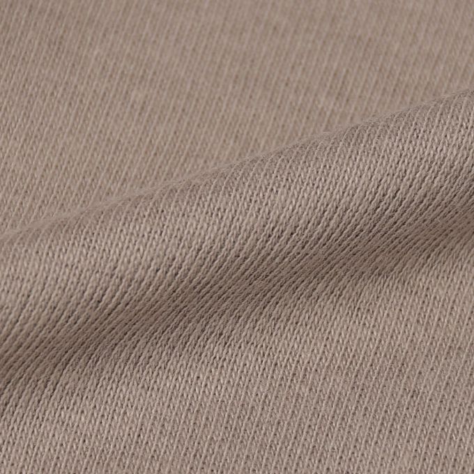 akachan honpo - 長袖前開式速乾包屁衣-2件組 素面-咖啡色